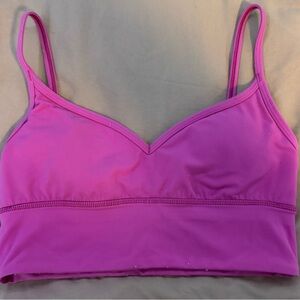 Lululemon athletica Bright Pink Wireless Sports bra